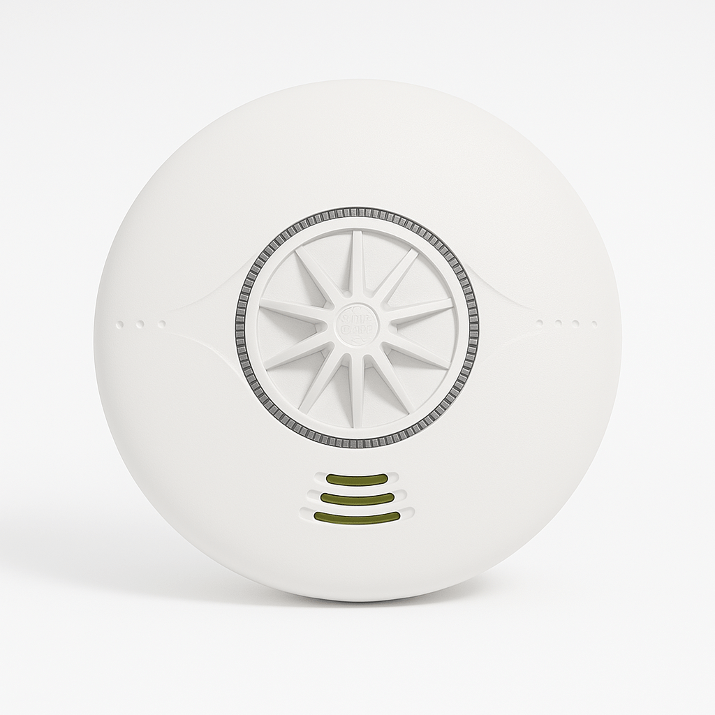 Battery Powered Wireless Interlinked Heat Alarm - 10 Year Sealed Lithium Battery - AlertX